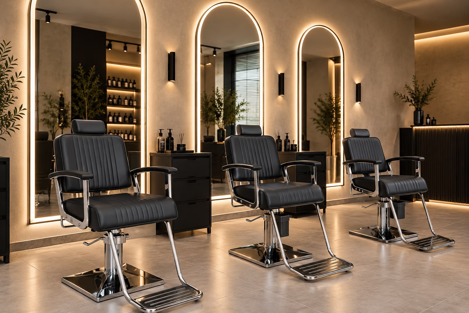 Barberstühle im Gent & Hair Studio